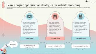 Search Engine Optimization Strategies For New Website Launch Plan For Improving Brand Awareness