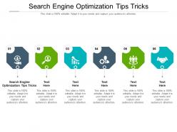 Search engine optimization tips tricks ppt powerpoint presentation professional shapes cpb