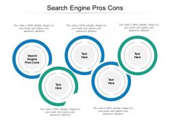 Search engine pros cons ppt powerpoint presentation gallery templates cpb
