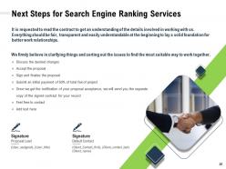 Search engine ranking proposal powerpoint presentation slides