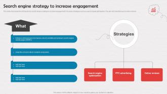 Search Engine Strategy To Increase Engagement Enrollment Improvement Program Strategy SS V