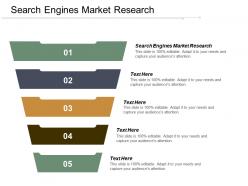 Search engines market research ppt powerpoint presentation infographics themes cpb