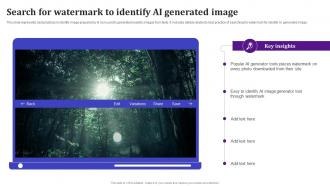 Search For Watermark To Identify AI Generated AI Text To Voice Convertor Tools AI SS V
