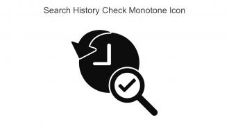 Search History Check Monotone Icon In Powerpoint Pptx Png And Editable Eps Format
