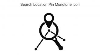 Search Location Pin Monotone Icon In Powerpoint Pptx Png And Editable Eps Format