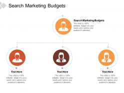 Search marketing budgets ppt powerpoint presentation outline deck cpb