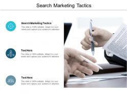 Search marketing tactics ppt powerpoint presentation ideas designs download cpb