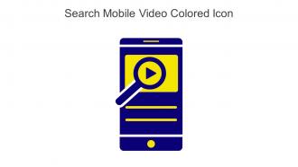 Search Mobile Video Colored Icon In Powerpoint Pptx Png And Editable Eps Format