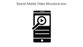 Search Mobile Video Monotone Icon In Powerpoint Pptx Png And Editable Eps Format