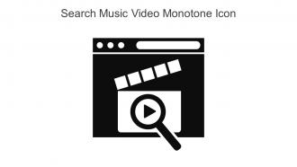 Search Music Video Monotone Icon In Powerpoint Pptx Png And Editable Eps Format