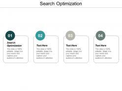 Search optimization ppt powerpoint presentation infographic template show cpb