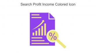 Search Profit Income Colored Icon In Powerpoint Pptx Png And Editable Eps Format