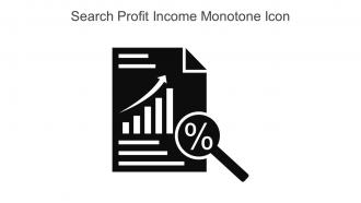 Search Profit Income Monotone Icon In Powerpoint Pptx Png And Editable Eps Format