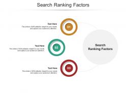 Search ranking factors ppt powerpoint presentation icon design ideas cpb