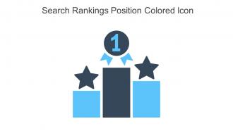 Search Rankings Position Colored Icon In Powerpoint Pptx Png And Editable Eps Format