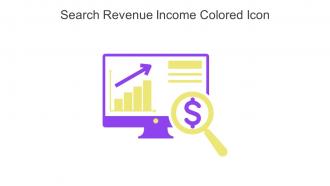 Search Revenue Income Colored Icon In Powerpoint Pptx Png And Editable Eps Format