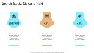 Search Stocks Dividend Yield In Powerpoint And Google Slides Cpb