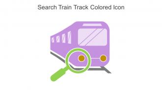 Search Train Track Colored Icon In Powerpoint Pptx Png And Editable Eps Format