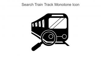 Search Train Track Monotone Icon In Powerpoint Pptx Png And Editable Eps Format