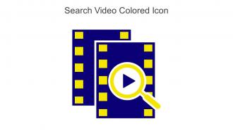 Search Video Colored Icon In Powerpoint Pptx Png And Editable Eps Format