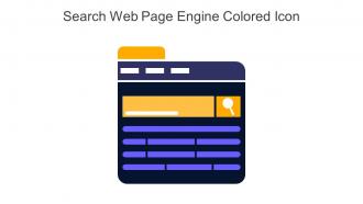 Search Web Page Engine Colored Icon In Powerpoint Pptx Png And Editable Eps Format