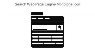 Search Web Page Engine Monotone Icon In Powerpoint Pptx Png And Editable Eps Format
