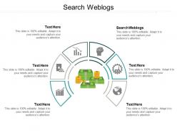 Search weblogs ppt powerpoint presentation gallery vector cpb