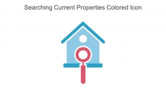 Searching Current Properties Colored Icon In Powerpoint Pptx Png And Editable Eps Format