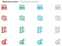 Searching file office folders possible workers to choose repair mechanism ppt icons graphics