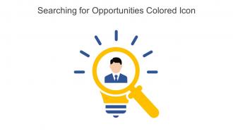 Searching For Opportunities Colored Icon In Powerpoint Pptx Png And Editable Eps Format
