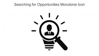 Searching For Opportunities Monotone Icon In Powerpoint Pptx Png And Editable Eps Format