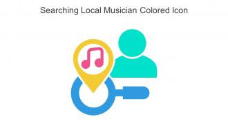 Searching Local Musician Colored Icon In Powerpoint Pptx Png And Editable Eps Format