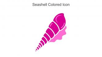 Seashell Colored Icon In Powerpoint Pptx Png And Editable Eps Format