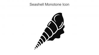 Seashell Monotone Icon In Powerpoint Pptx Png And Editable Eps Format