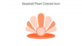 Seashell Pearl Colored Icon In Powerpoint Pptx Png And Editable Eps Format