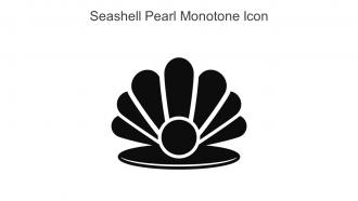 Seashell Pearl Monotone Icon In Powerpoint Pptx Png And Editable Eps Format