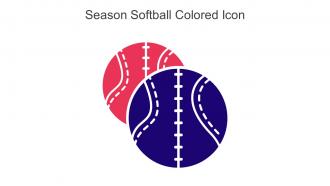 Season Softball Colored Icon In Powerpoint Pptx Png And Editable Eps Format