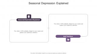 Seasonal Depression Explained In Powerpoint And Google Slides Cpb