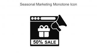 Seasonal Marketing Monotone Icon In Powerpoint Pptx Png And Editable Eps Format