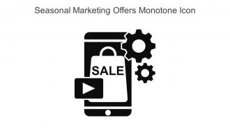 Seasonal Marketing Offers Monotone Icon In Powerpoint Pptx Png And Editable Eps Format
