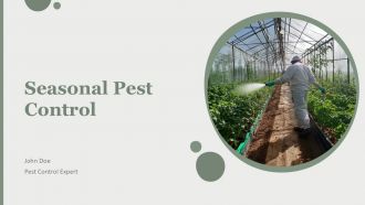 Seasonal Pest Control PPT Sample AT