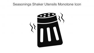 Seasonings Shaker Utensils Monotone Icon In Powerpoint Pptx Png And Editable Eps Format