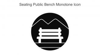 Seating Public Bench Monotone Icon In Powerpoint Pptx Png And Editable Eps Format