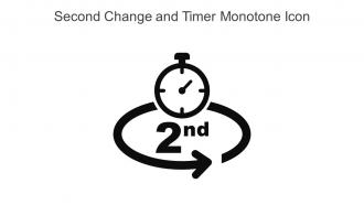 Second Change And Timer Monotone Icon In Powerpoint Pptx Png And Editable Eps Format