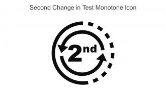 Second Change In Test Monotone Icon In Powerpoint Pptx Png And Editable Eps Format