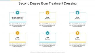 Second Degree Burn Treatment Dressing In Powerpoint And Google Slides Cpb
