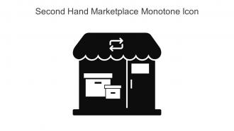 Second Hand Marketplace Monotone Icon In Powerpoint Pptx Png And Editable Eps Format