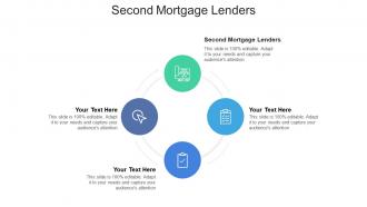 Second mortgage lenders ppt powerpoint presentation infographic template slides cpb