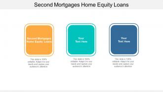 Second mortgages home equity loans ppt powerpoint presentation styles cpb