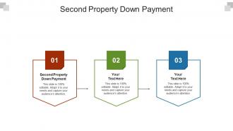 Second property down payment ppt powerpoint presentation infographic cpb